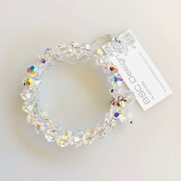 BSC Design Australia 925 Bracelet Swarovski Crystals 925 Sterling Silver - Picture 4 of 7